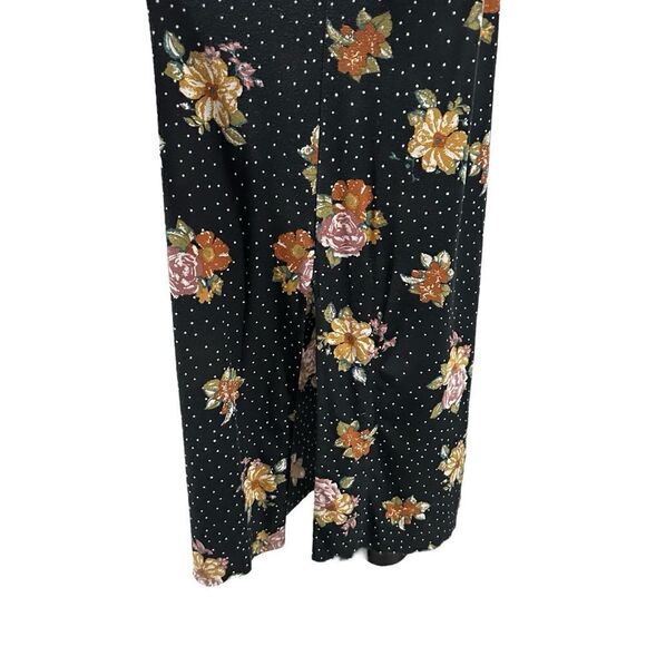 Free People Twist Halter Floral and Polka Dot Maxi Dress Sz S - Picture 8 of 16